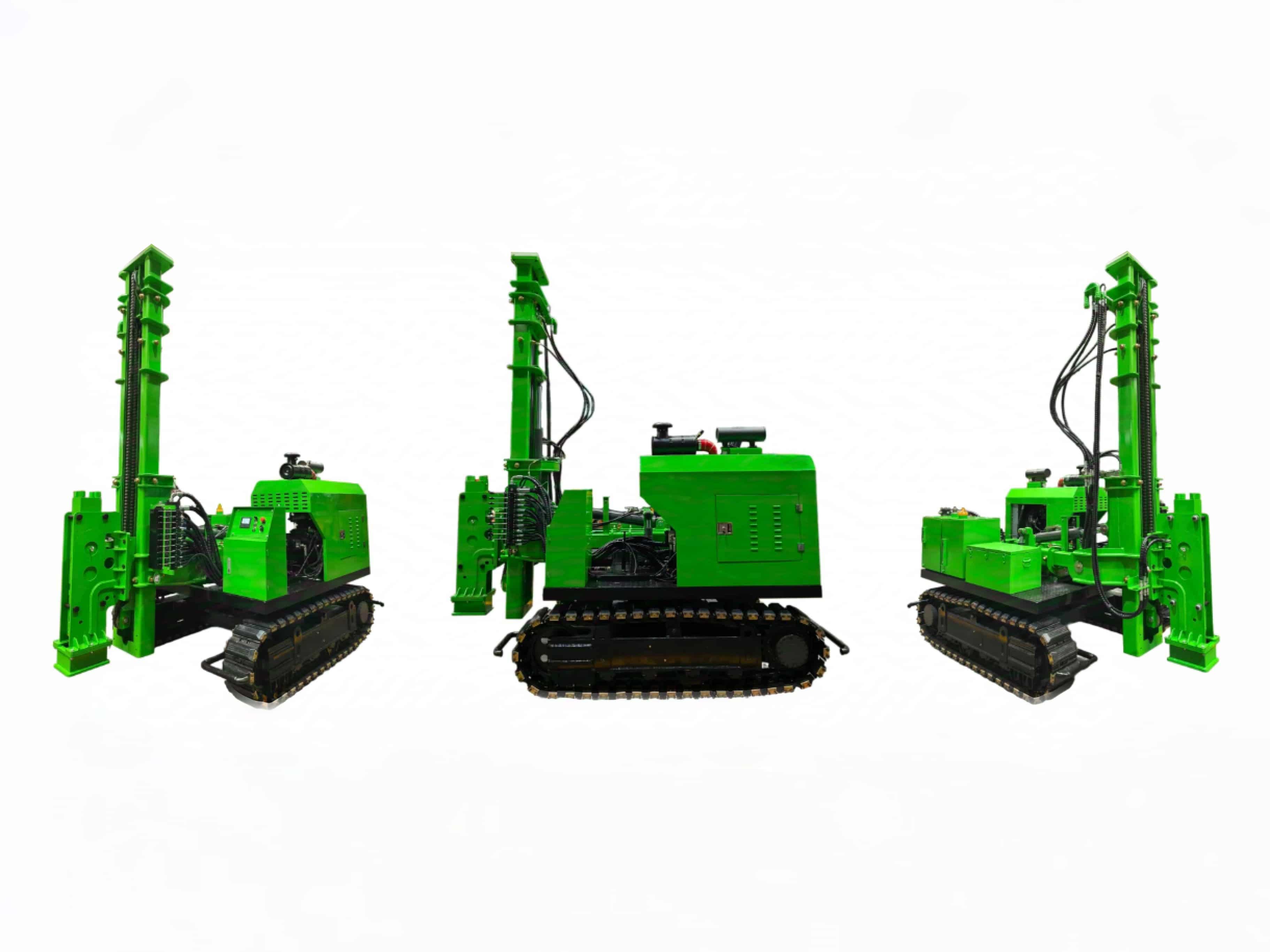 Novo produto Solar Pile Driver! A Tezhong Machinery desenvolveu e produziu o TZ670